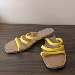 a New Day Yellow Strappy Sandals